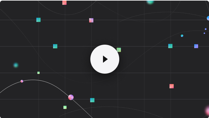 graphlike background with play button in center